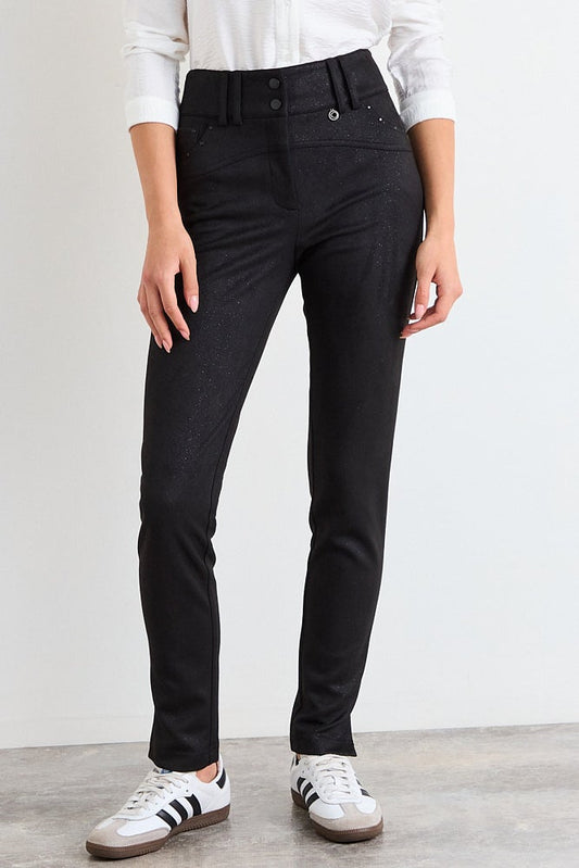 Calza Mujer Lisa Antelina Negro