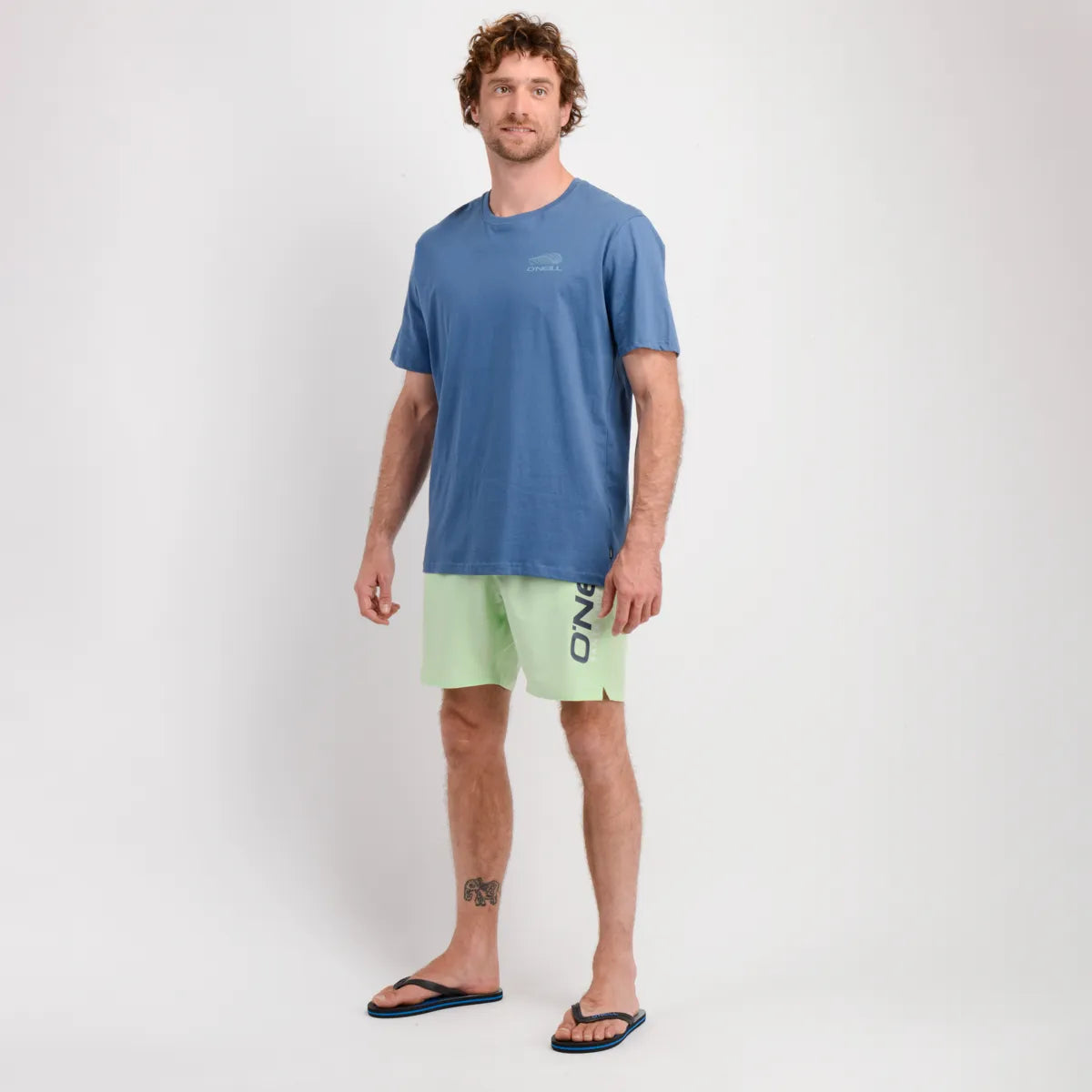 Traje De Baño Hombre Volley Staple 16" Verde Claro