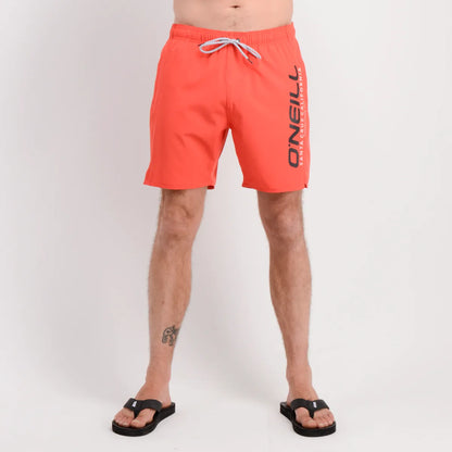 Traje De Baño Hombre Volley Staple 16" Rojo