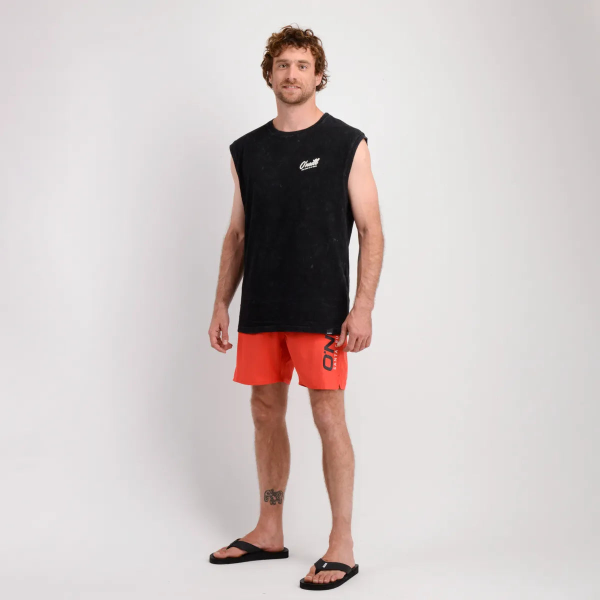 Traje De Baño Hombre Volley Staple 16" Rojo