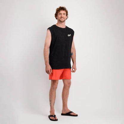 Traje De Baño Hombre Volley Staple 16" Rojo