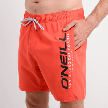 Traje De Baño Hombre Volley Staple 16" Rojo