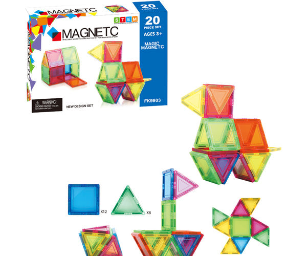 Bloques Magneticos 20 piezas