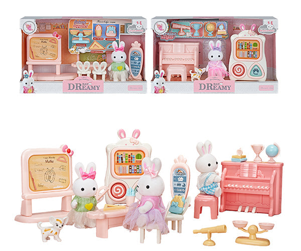 Set de Mini Figuras Conejito y Salón de Clases Ever Kids (Modelos Surtidos)
