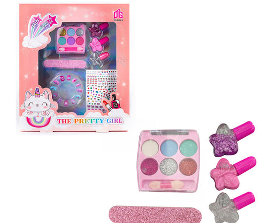 Set Maquillaje Y Uñas Con Accesorios The Pretty Girl
