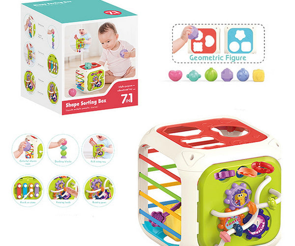 Cubo Didactico Educativo  7 En 1