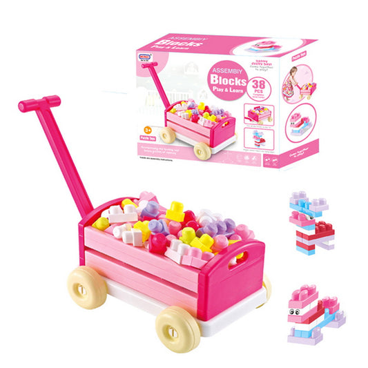 Carrito Arrastre Rosa