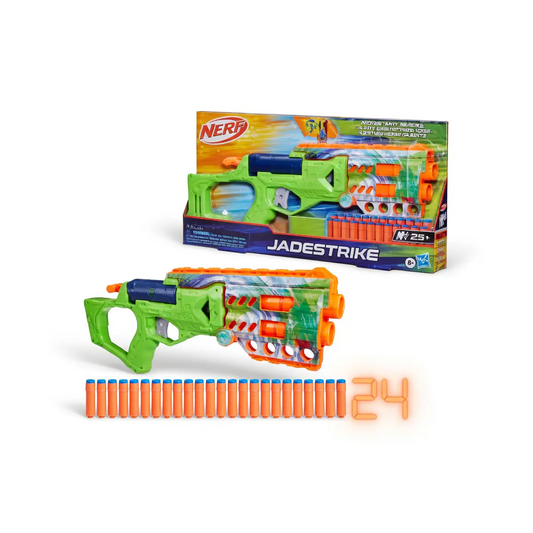 Juego Niño Lanzador Jadestrike 24 Dardos Verde NERF
