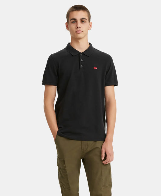 polera-hombre-hm-polo-negro