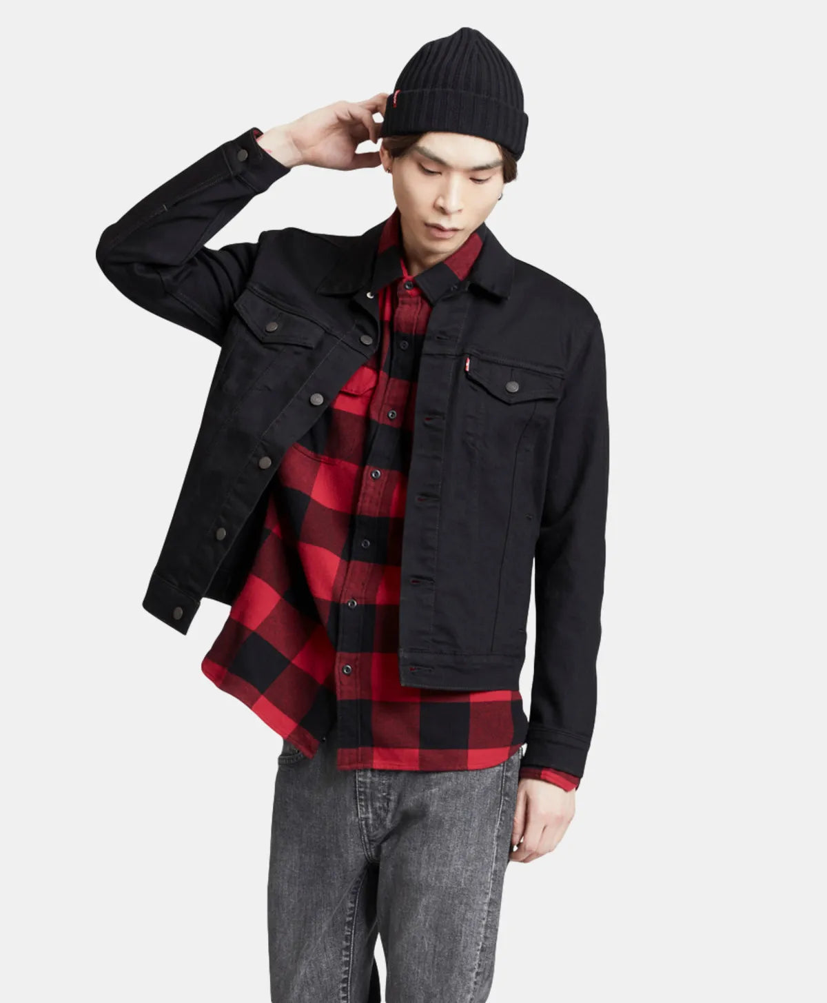 chaqueta-hombre-the-trucker-jacket-negro