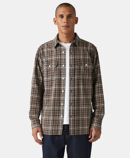 camisa-hombre-classic-worker-marron