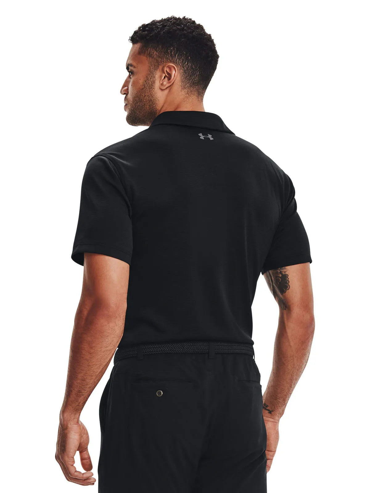 Polera Hombre Polo Tech Negra