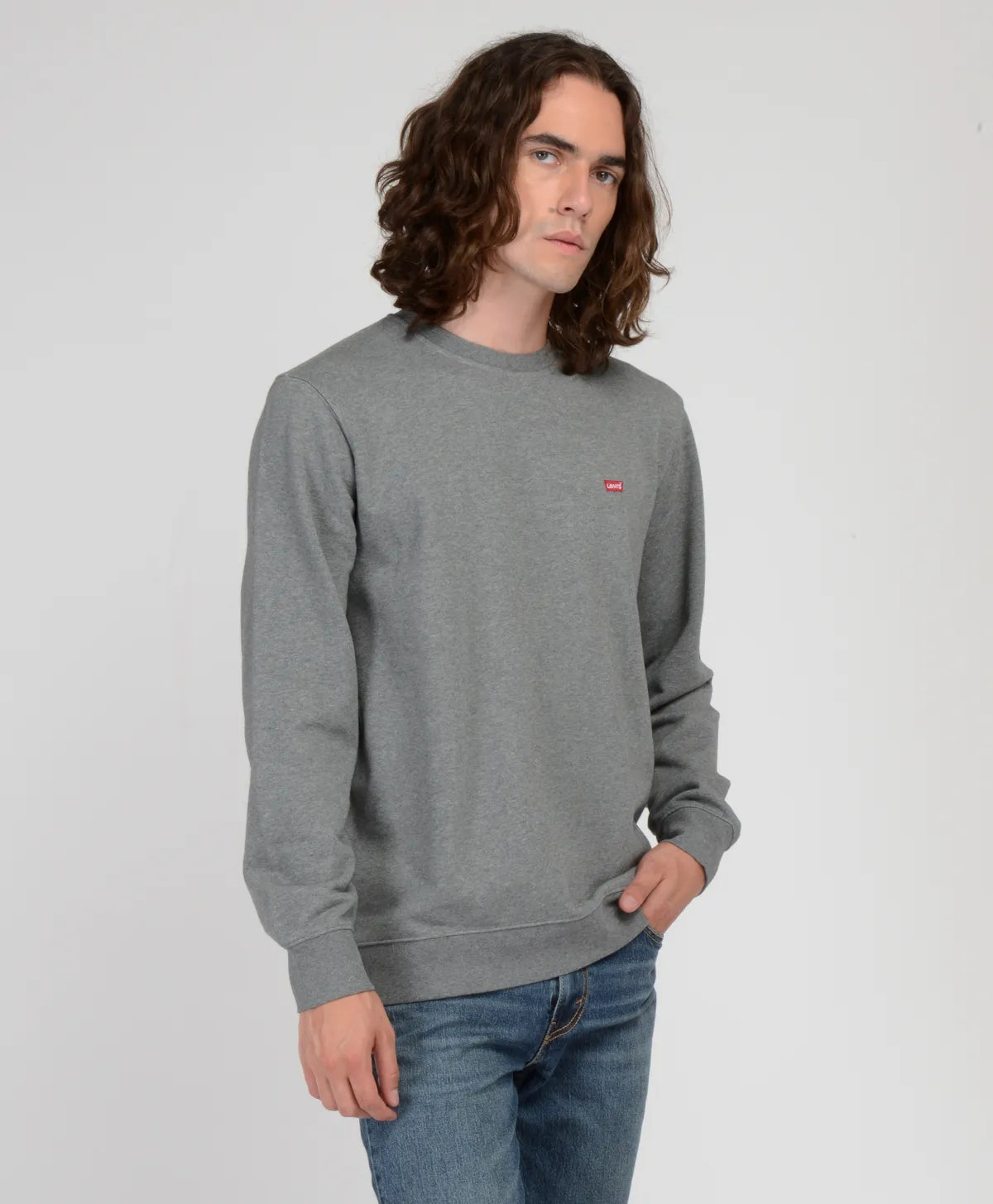 polerón-hombre-cuello-redondo-con-logotipo-mini-batwing-gris
