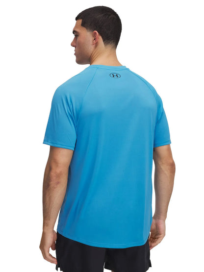 Polera Hombre Manga Corta Tech 2.0 Azul