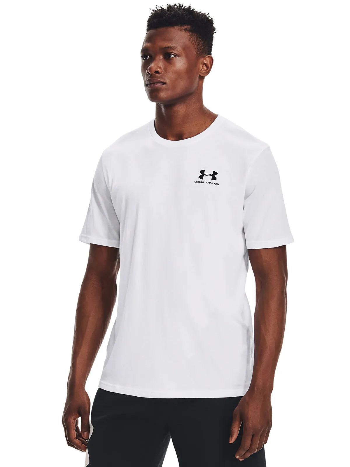 Polera Hombre Manga Corta Sportstyle Blanca