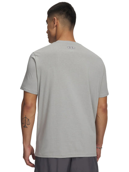 Polera Hombre Manga Corta Lifestyle Team Issue Wordmark Gris