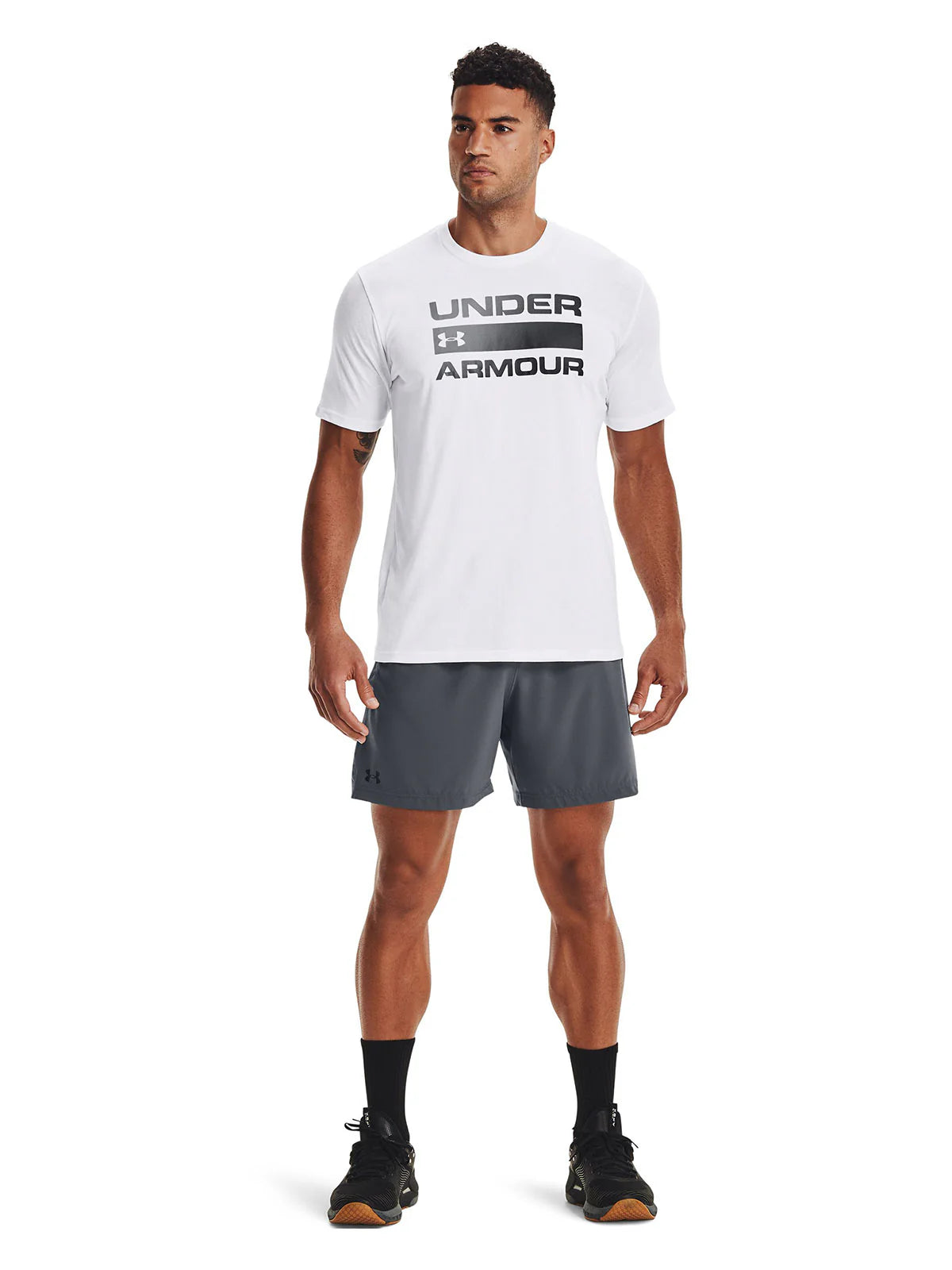 Polera Hombre Manga Corta Lifestyle Team Issue Wordmark White