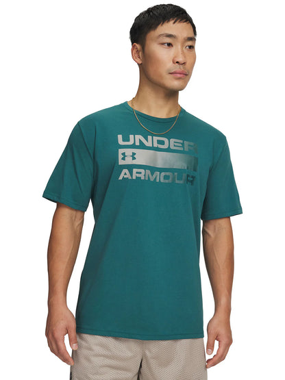 Polera Hombre Manga Corta Lifestyle Team Issue Wordmark Green