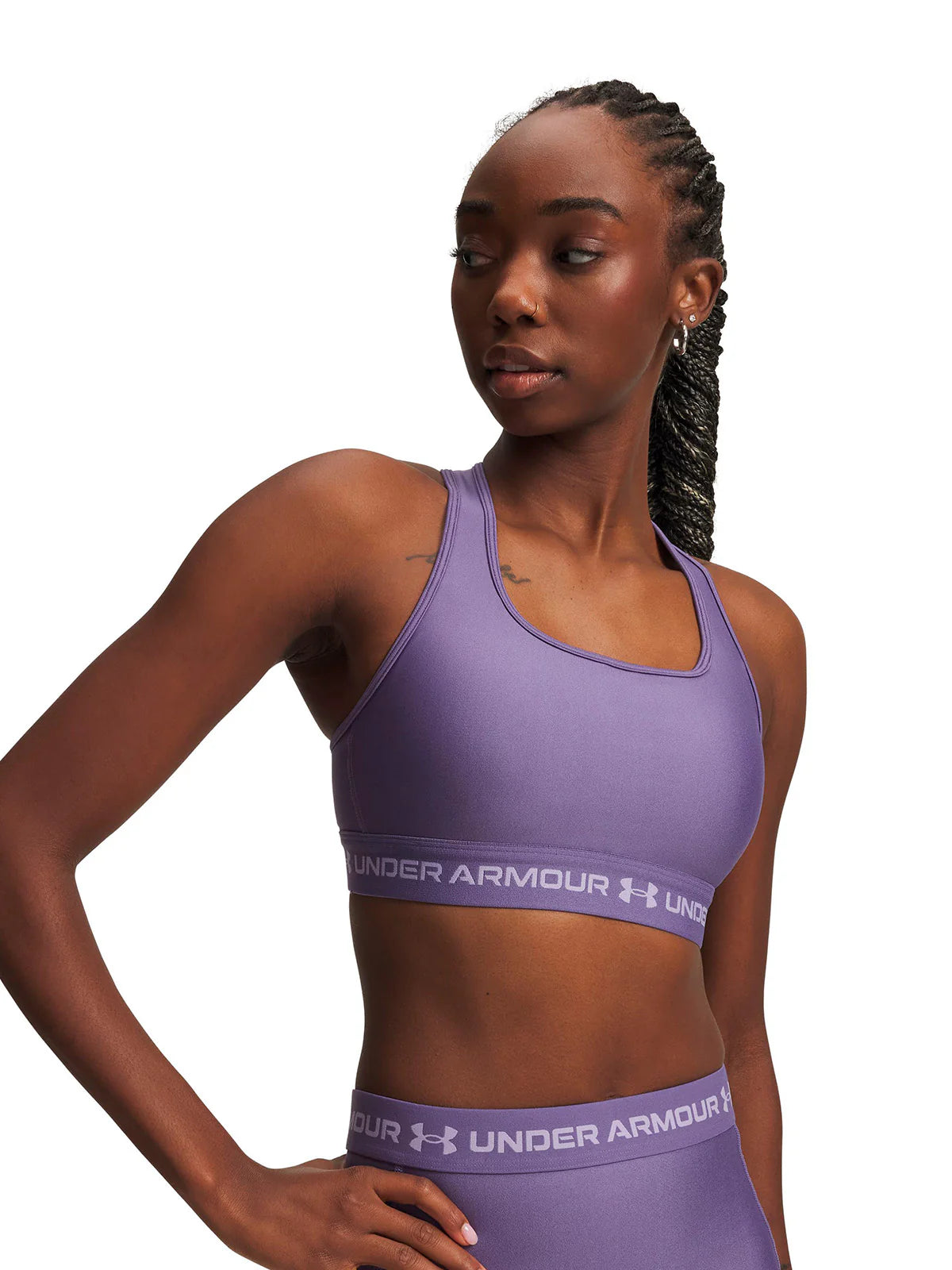 Peto Mujer Training Mid Crossback Morado