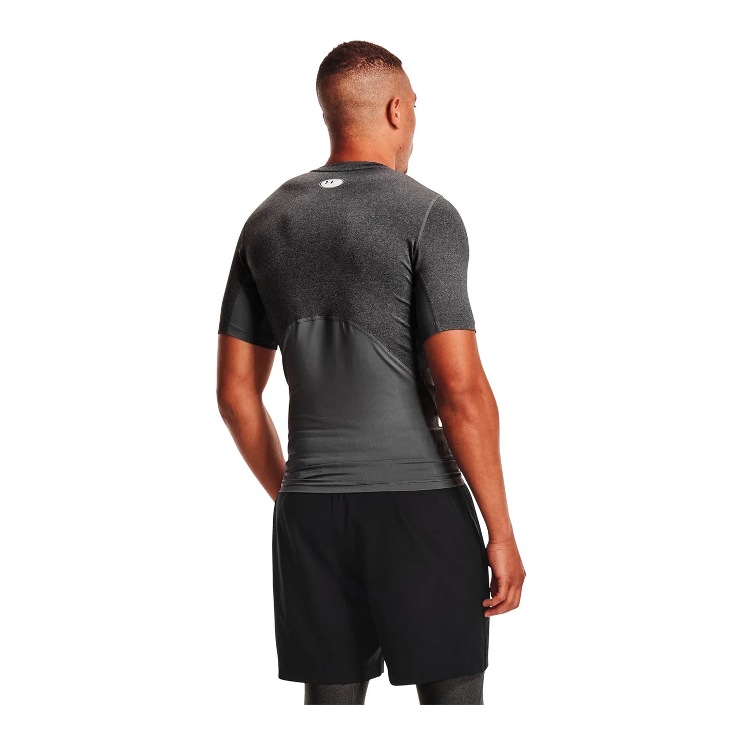 Primera Capa Hombre Manga Corta Heatgear Gris