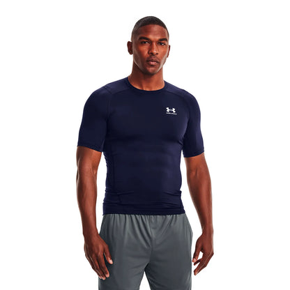 Primera Capa Hombre Manga Corta Heatgear Navy