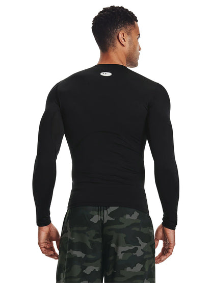 Primera Capa Hombre Superior Manga Larga Training HeatGear Black