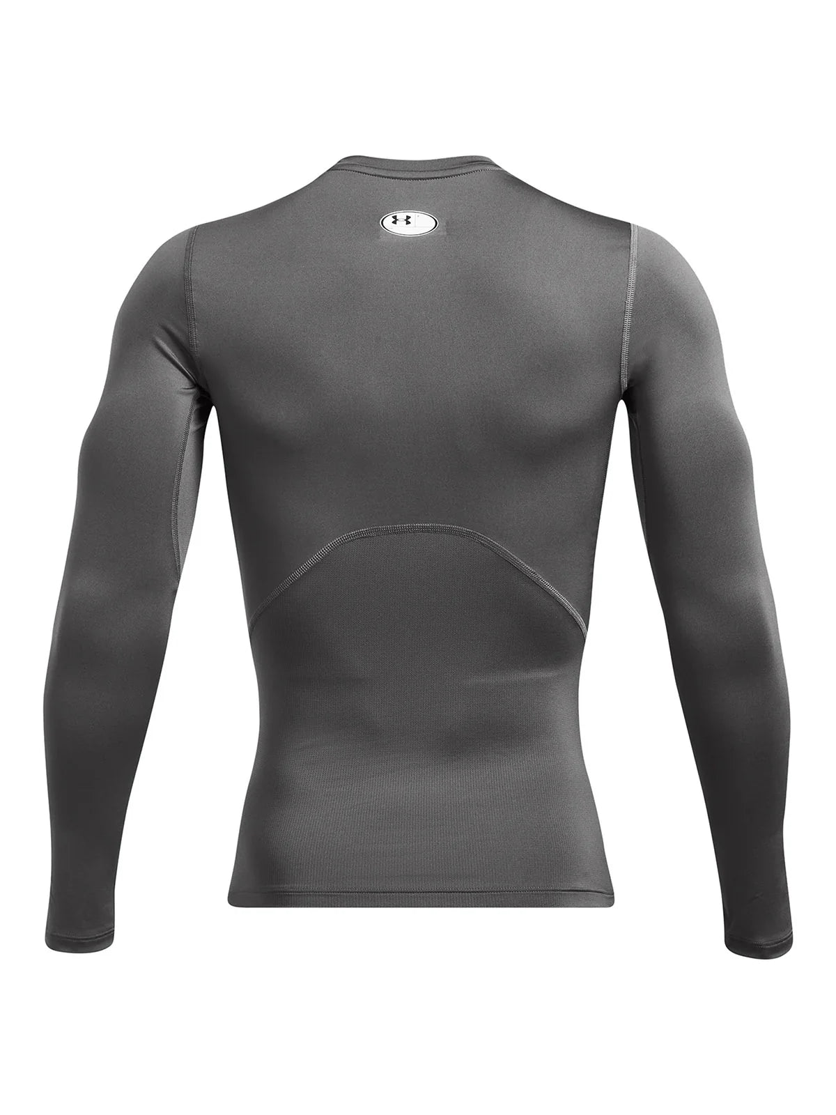 Primera Capa Hombre Superior Manga Larga Training HeatGear Gris