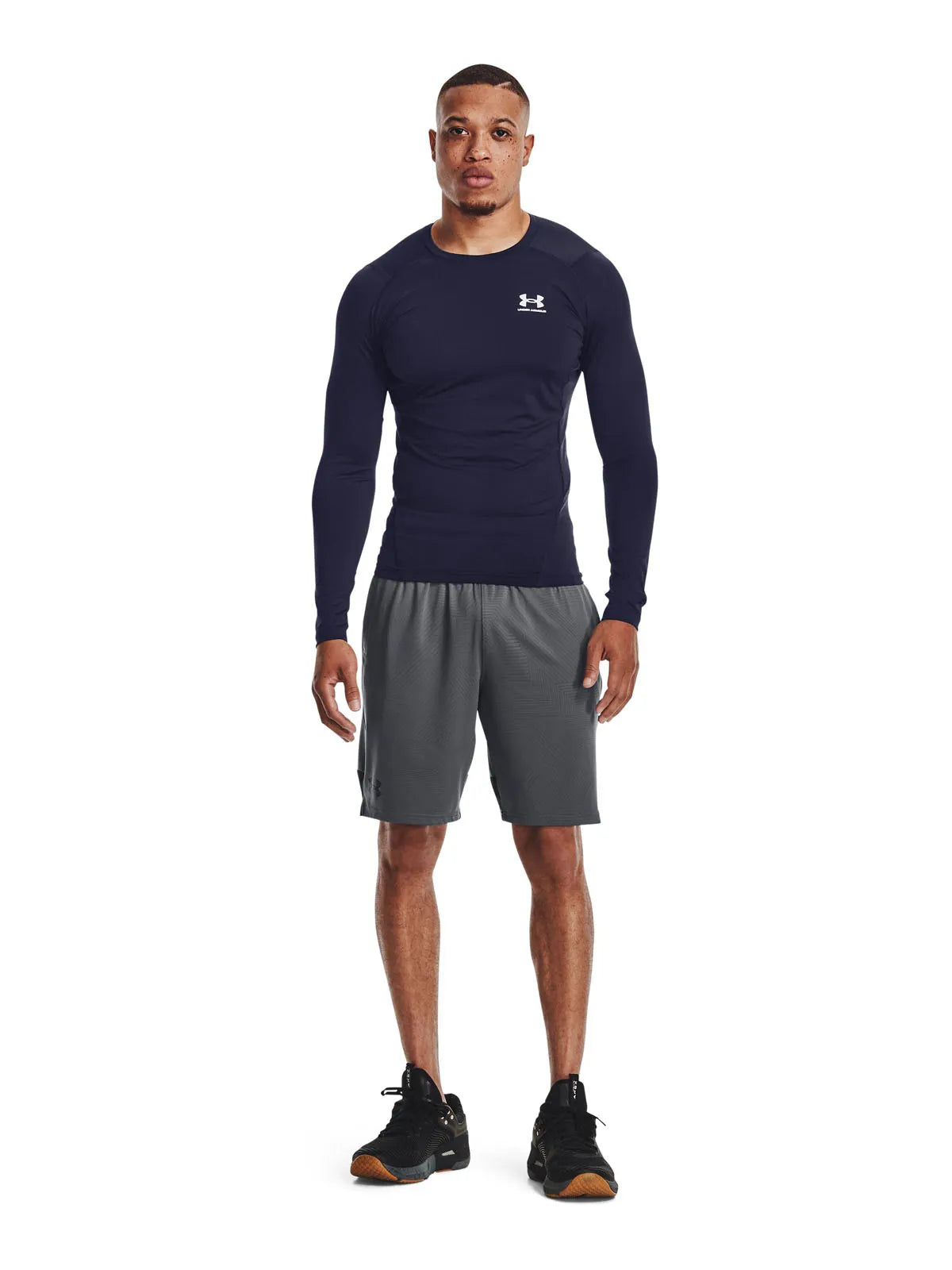 Primera Capa Hombre Manga Larga Heatgear Navy