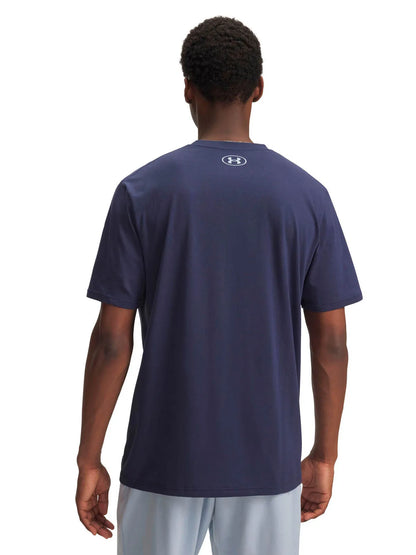 Polera Hombre Manga Corta Lifestyle Azul