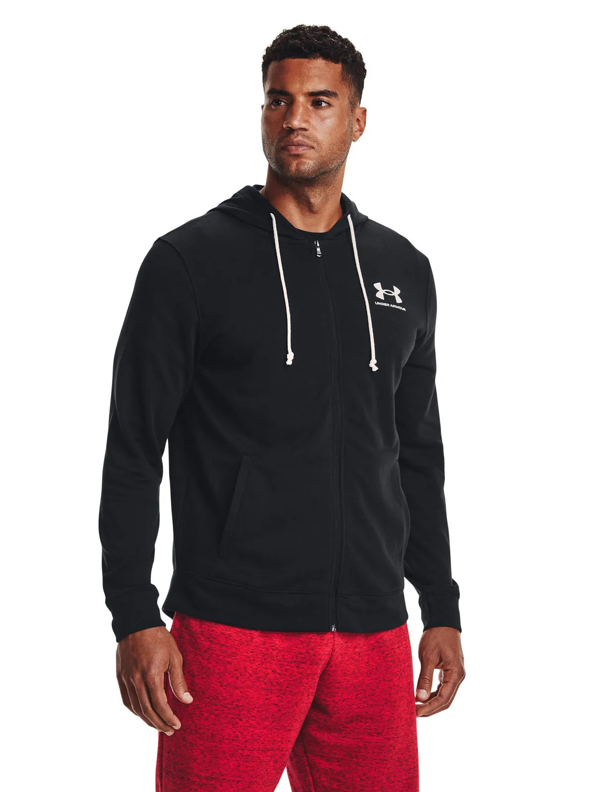 Polerón Hombre Rival Terry Full-Zip Negro