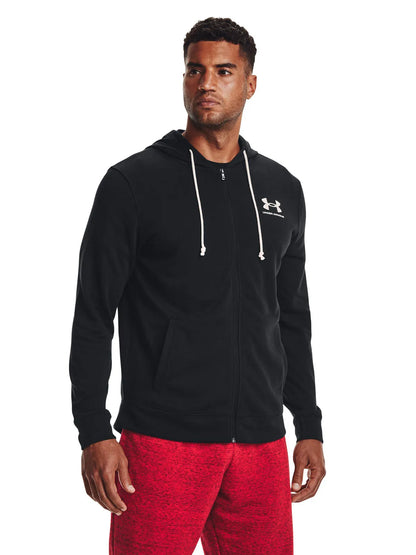 Polerón Hombre Rival Terry Full-Zip Negro