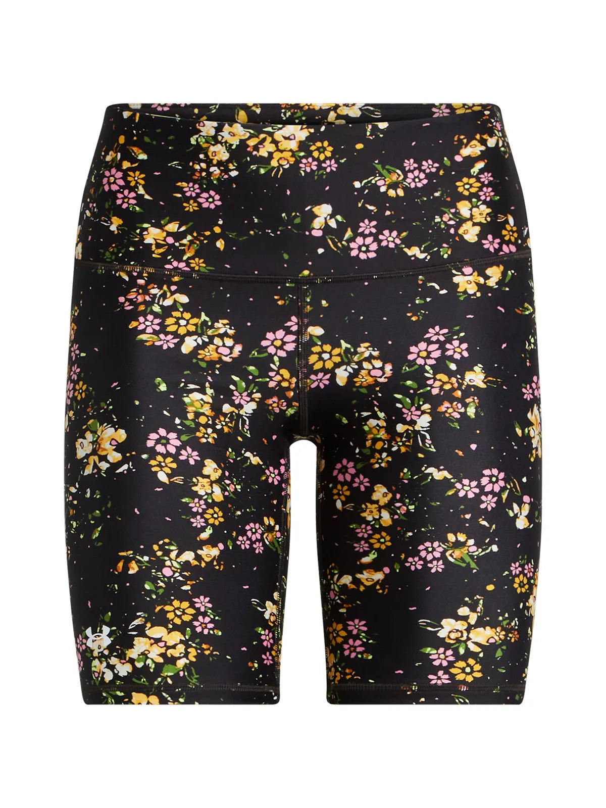 Shorts Mujer Bikers HeatGear Negro Flores
