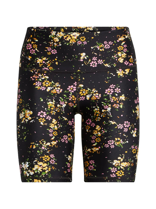 Shorts Mujer Bikers HeatGear Negro Flores