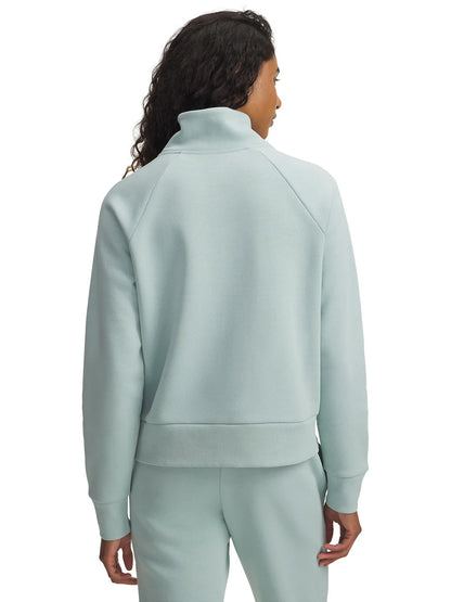 Poleron Mujer Lifestyle Rival Fleece 1/2 Zip Verde