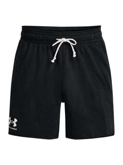 Shorts Hombre Rival Terry de 6" Black