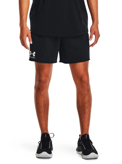 Shorts Hombre Rival Terry de 6" Black
