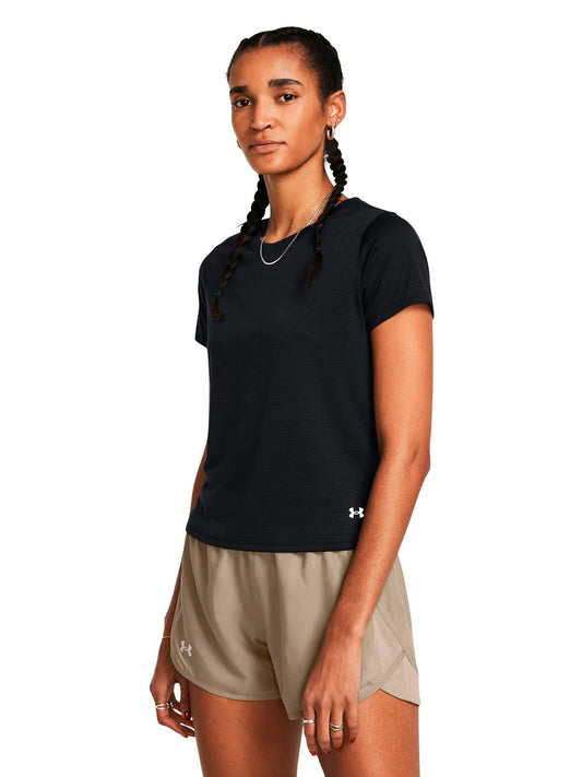 Polera Mujer Manga Corta Launch Negro