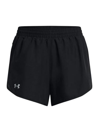 Shorts Mujer Fly-By de 3" Negro