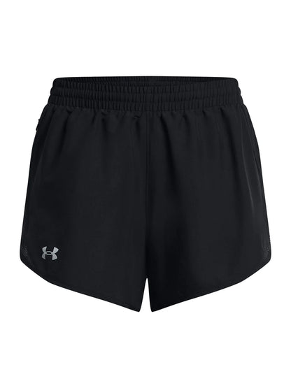 Short Mujer Running Fly-By 3" Negro