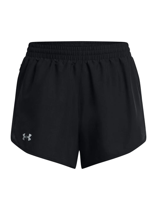 Short Mujer Running Fly-By 3" Negro