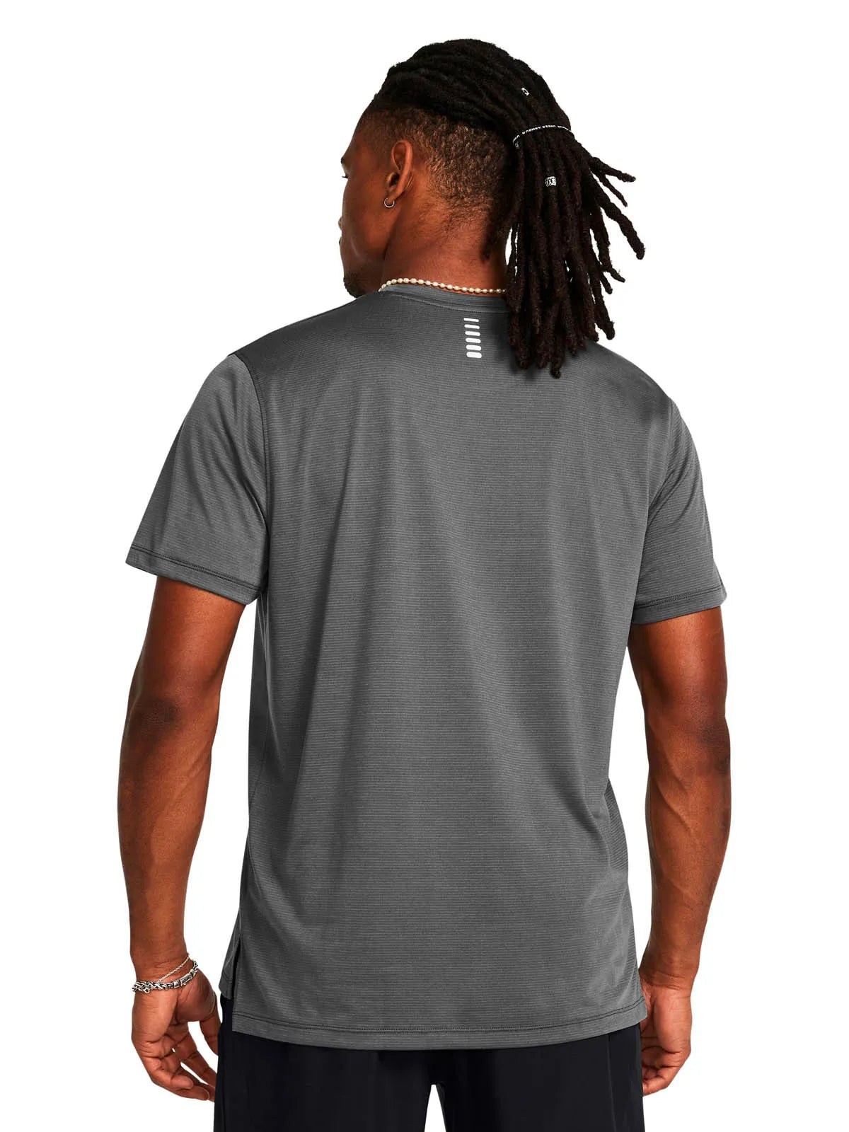 Polera Hombre Manga Corta Launch Gris