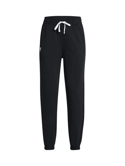 Pantalón Mujer Joggers Rival Terry Negro