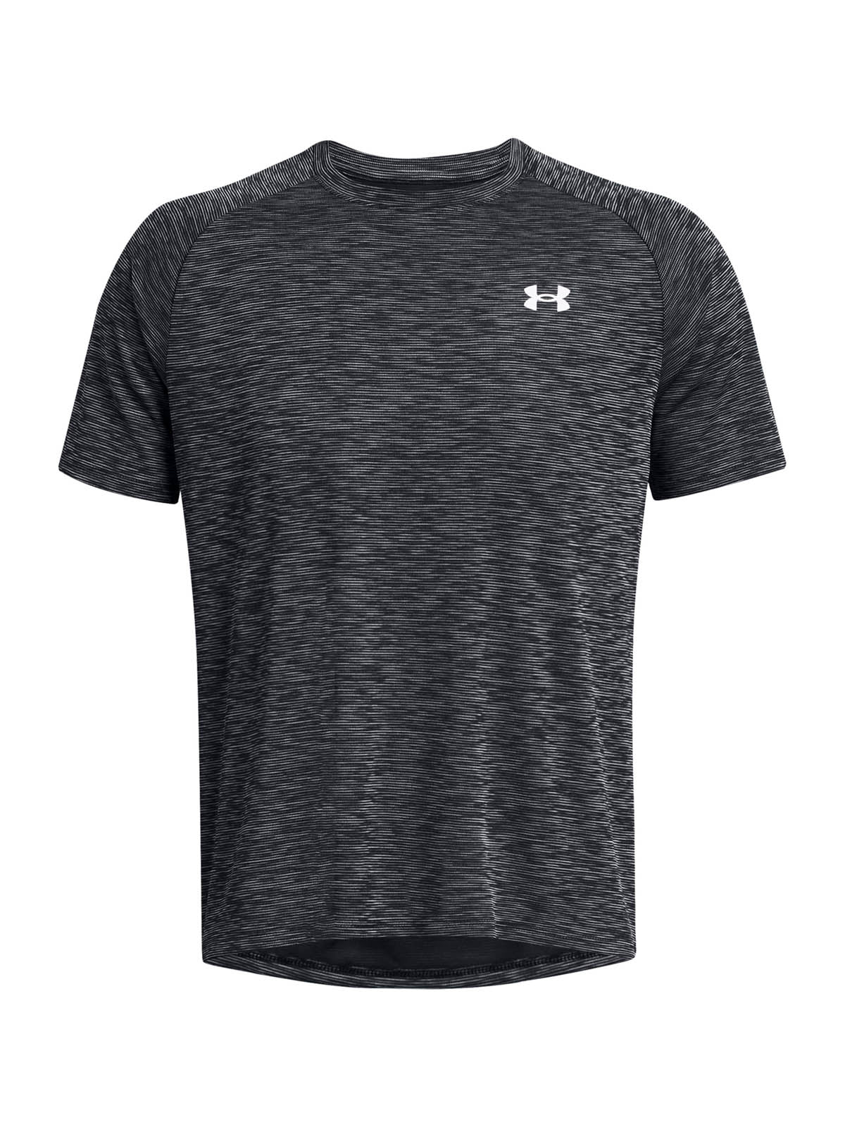Polera Hombre Manga Corta Training Negra/Gris