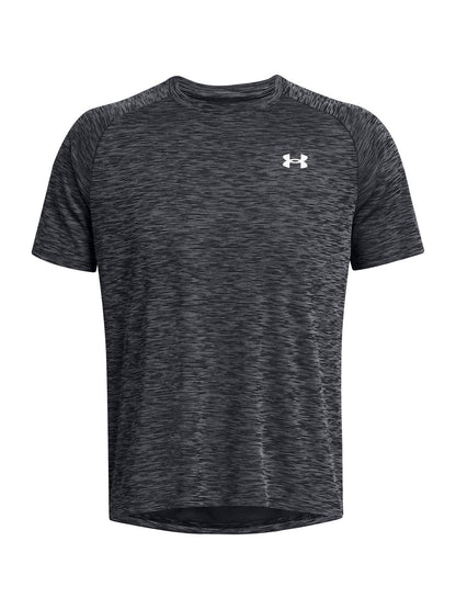 Polera Hombre Manga Corta Training Negra/Gris