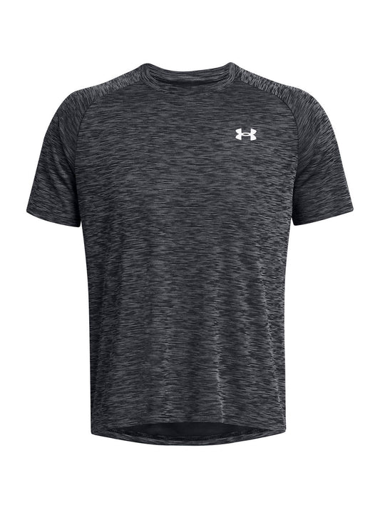 Polera Hombre Manga Corta Training Negra/Gris