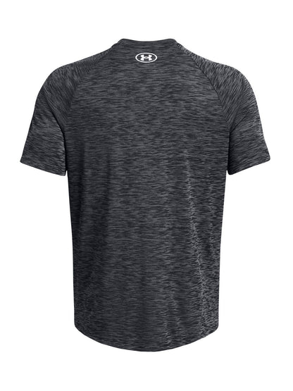 Polera Hombre Manga Corta Training Negra/Gris
