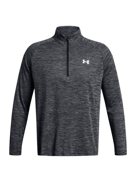 Poleron Hombre Training Tech Half Zip Negro