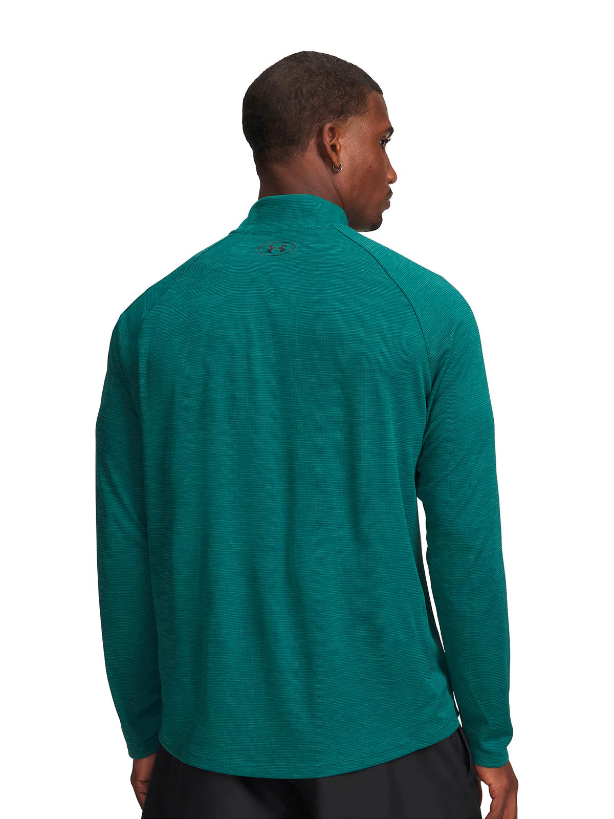 Poleron Hombre Training Tech Half Zip Verrde