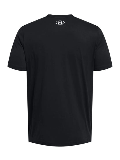 Polera Hombre Manga Corta Lifestyle Logo Negro