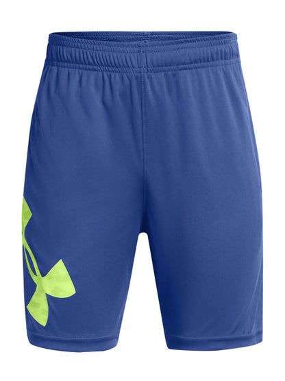 Shorts Niños Tech Logo Azul